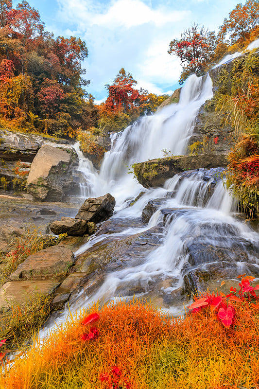 Mae Waterfall, Doi inton国家公园，清迈，泰国