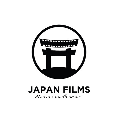 日本电影鸟居遗产门工作室电影录像电影院电影摄影电影制作标志设计矢量图标插图孤立的白色背景
