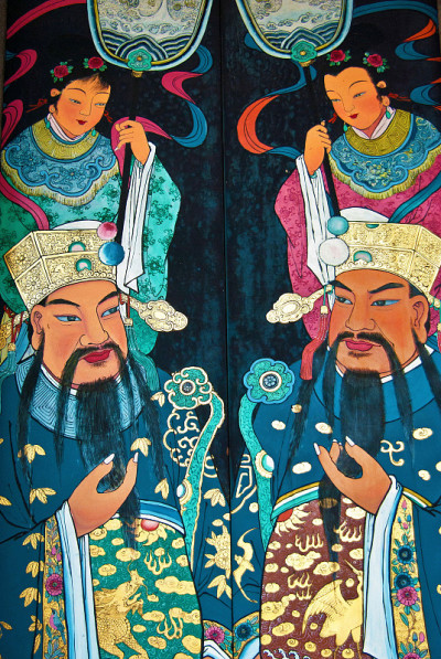 古董中国画双扇门2