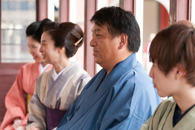 日本人在浴田的火车上