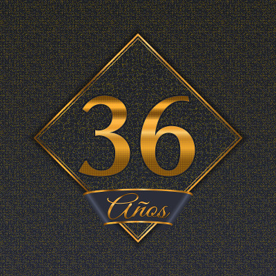 Spanish golden number 36 templates