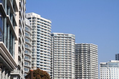 日本横滨Minatomirai 21的高层公寓