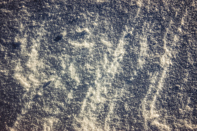The texture of the lunar surface.