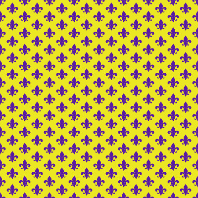 Fleur De Lis无缝图案