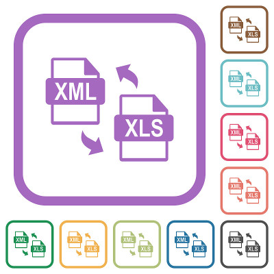 XML XLS文件转换简单图标