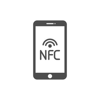 NFC移动支付矢量图标。