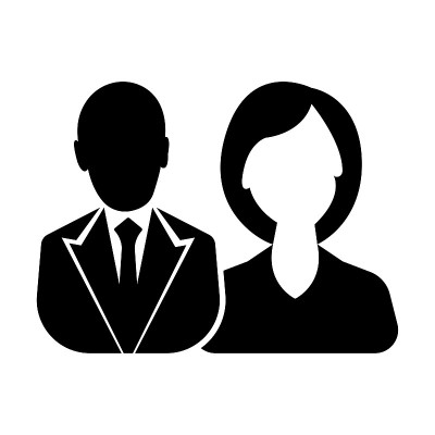 Men and women with the business avatar profile pic