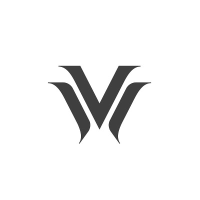 字母V标志字母标记字母组合-字体类型会徽字符商标