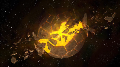 神秘星球的爆炸