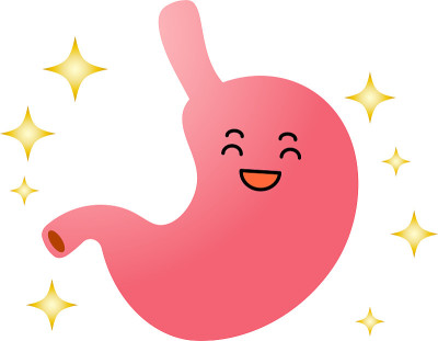 可爱的胃的插图