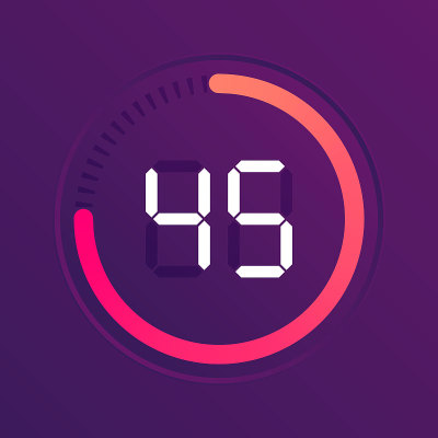 Clock and watch. Vector.