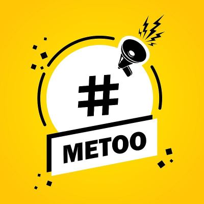 扩音器与我太hashtag演讲气泡横幅。扬声器。商业、市场和广告的标签。矢量在孤立的背景。每股收益1