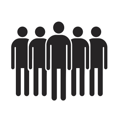 人口人物图标插图设计