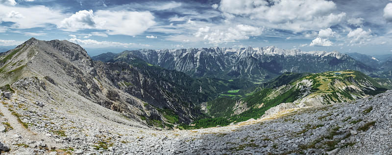 Totes Gebirge山脉风景