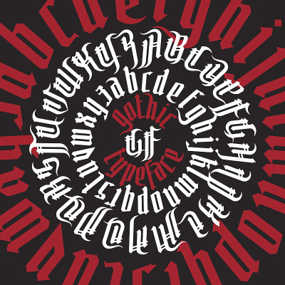 现代哥特式字体