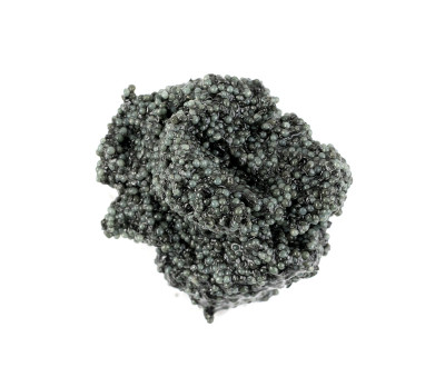 Small Black Caviar Isolated on White Background To