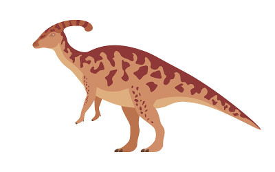 向量parasaurolophus恐龙