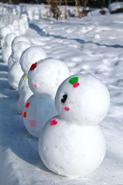雪人排列