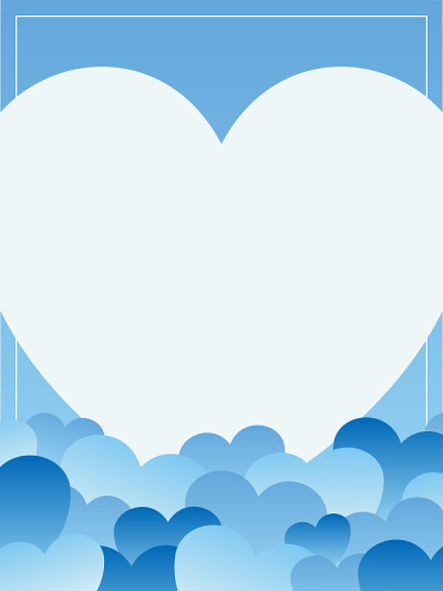 wWhite Day Heart横幅POP Vertical
