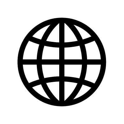 世界图标平面矢量插图设计