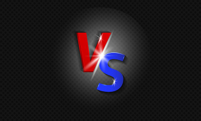VS字母用于体育和格斗比赛