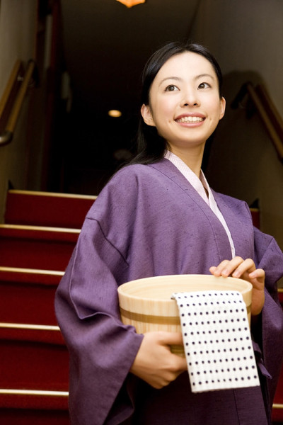 温泉和日本女人