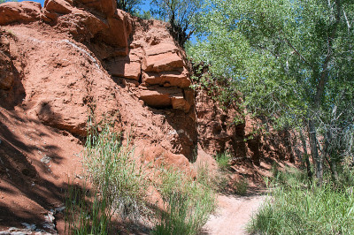在Rojo Grande Trail Palo Duro峡谷