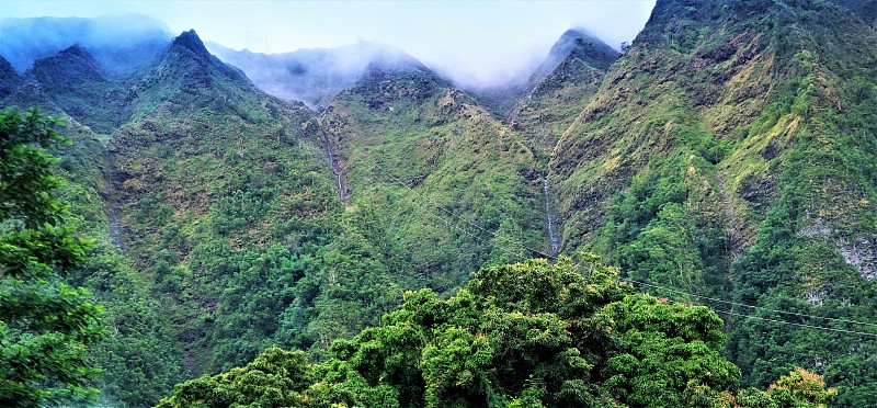 科奥劳山脉，卡内奥赫，瓦胡岛，你好