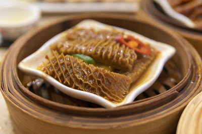 广东dum sum餐厅叫蜂巢牛肚
