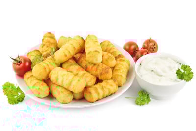 炸丸子和酸奶油