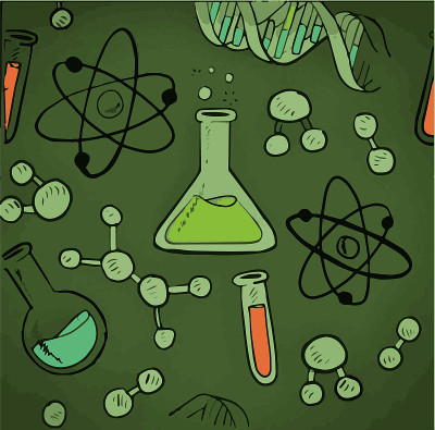 科学实验室设备。