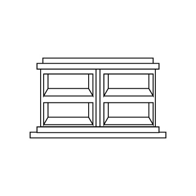 空货架单元图标