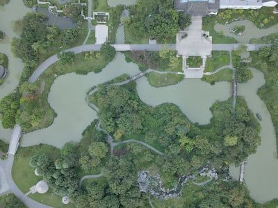 上海花园鸟瞰图