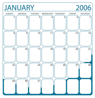 完成2006年日历