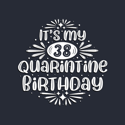 这是我在隔离区的38岁生日，38岁生日设计。