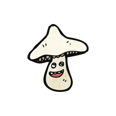 卡通伞菌