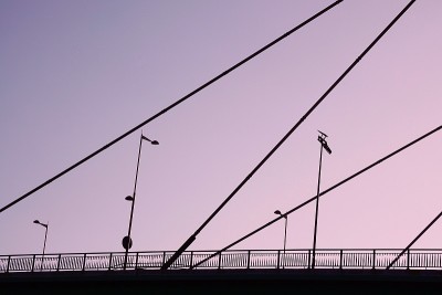 城市中的桥梁建筑