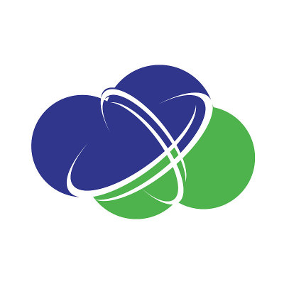 云联网logo设计。数据库存储服务web技术logo。