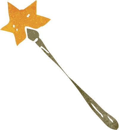复古卡通魔棒
