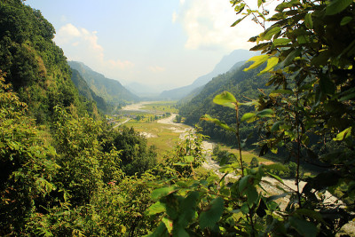 塞提河谷和费迪村-尼泊尔。0465