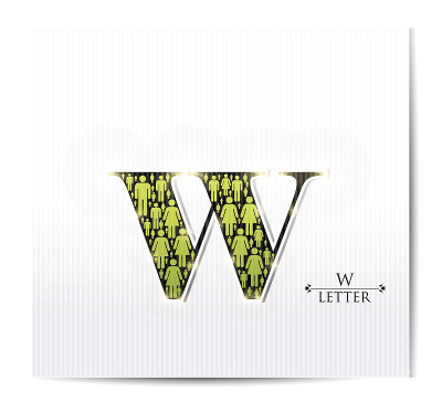 字母W