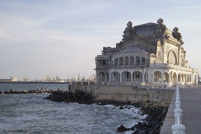 赌场历史建筑，康斯坦塔市的象征，罗马尼亚