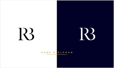 RB,BR抽象字母标志组合