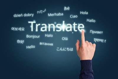 Concept of translation from different languages wi