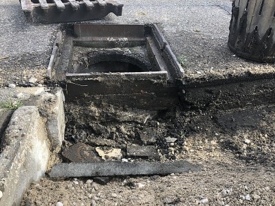 在维修工作中用于雨水的进水轴