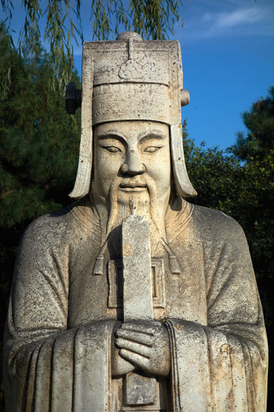 神道雕像，明十三陵，北京，中国