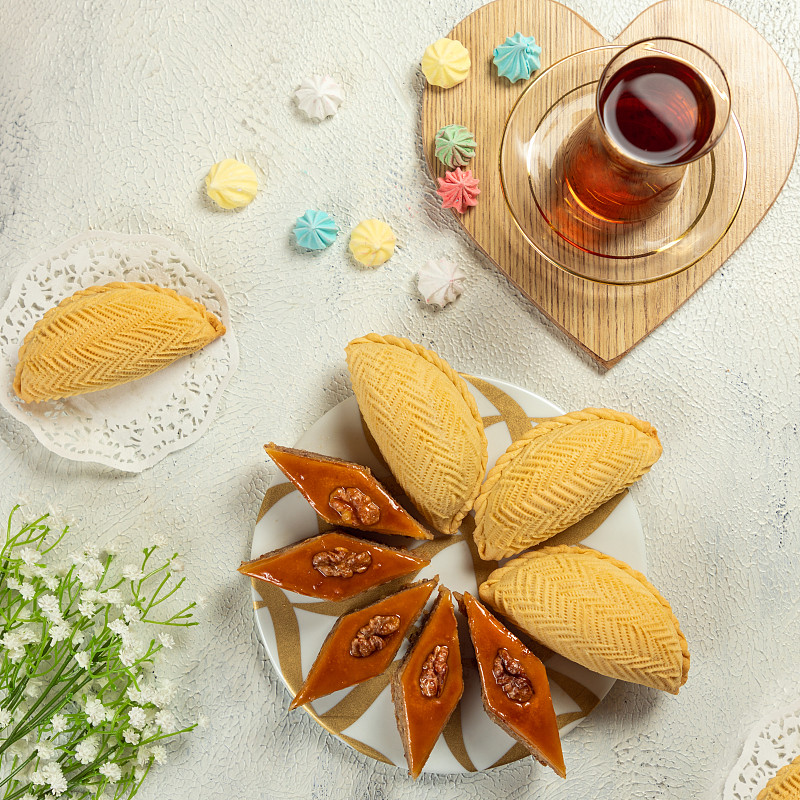 Shekerbura，阿塞拜疆的民族食物