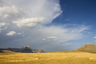 坎波Imperatore的夏季风景