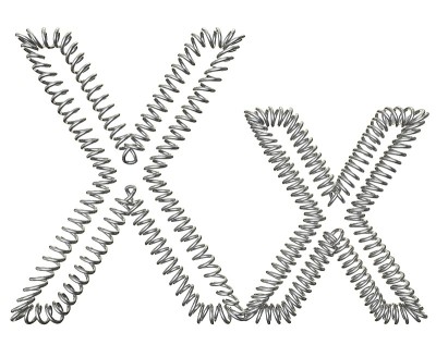 弹簧的X