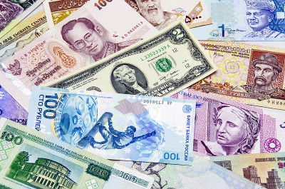 World money collage